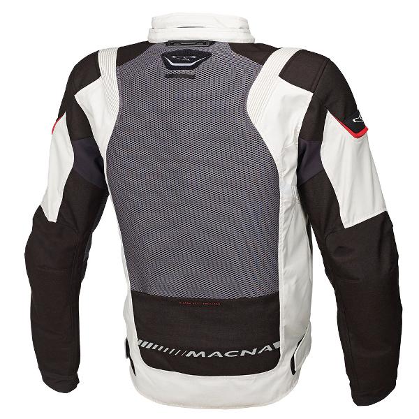 Macna Sunrise mesh jacket – Ivory/ Grey/Black - MotoHeaven