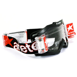 Ariete Motorcycle Roll Off Goggle Black - Tero