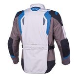 Macna Scope Textile Jacket– Ivory/ Blue/ Black - MotoHeaven