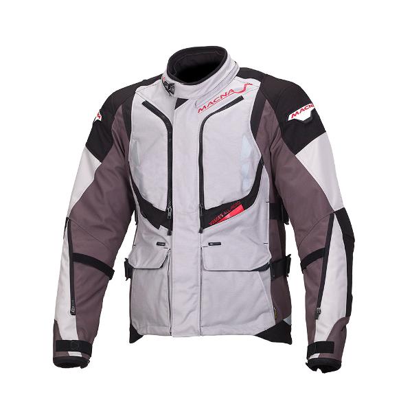 Macna Vosges Textile Jacket – Ivory/Grey/Black - MotoHeaven
