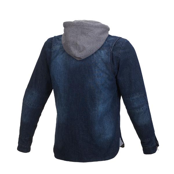 Macna Westcoast Hoody Denim Jacket –  Blue - MotoHeaven