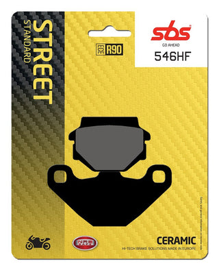 SBS Organic Brake Pads Front-Rear - 546HF-
