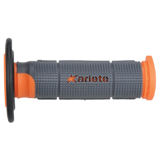 Ariete Motorcycle Hand Grips - Off Road - Trinity 3 - Orange