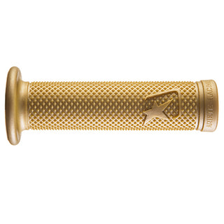 Ariete Motorcycle Hand Grips - Aries - Gold - Road - Open End