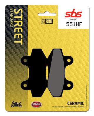 SBS Organic Brake Pads Front-Rear - 551HF-
