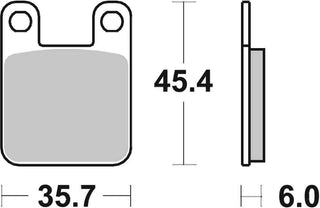 SBS FRICTION - Sinter Front / Rear Off Road Brake Pads - 559SI-