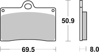 SBS FRICTION - Sinter Front Brake Pads - 566HS-