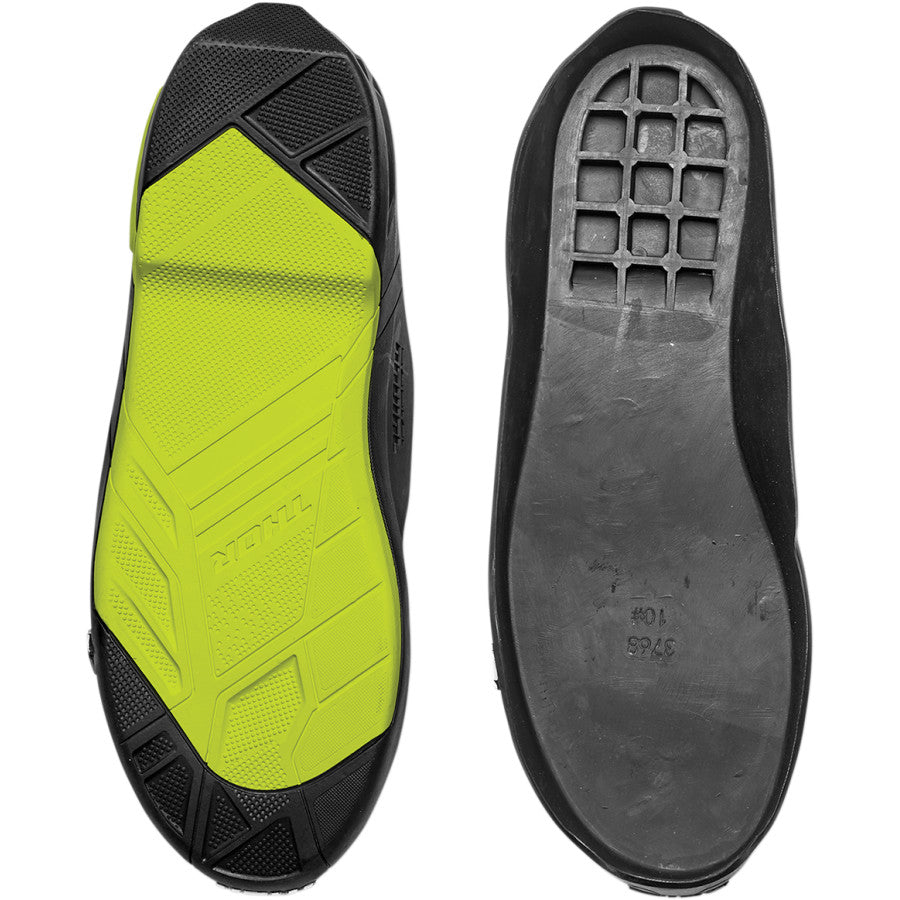 Thor Radial Boot Replacement Outsole - Black/Flo