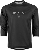 Fly Racing 2024 RIPA 3/4 Sleeve Jersey - Black Grey