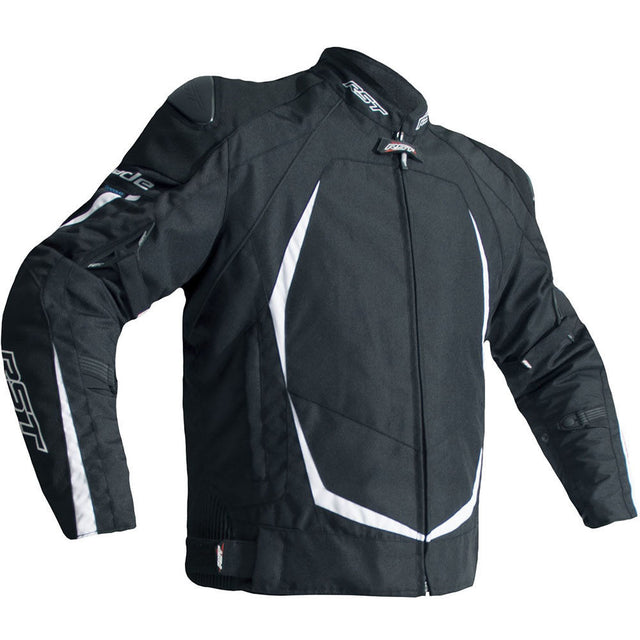 RST Blade Sport 2 Textile Motorbike Jacket Black/White - MotoHeaven