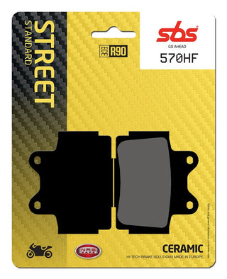 SBS Organic Brake Pads Front-Rear - 570HF-