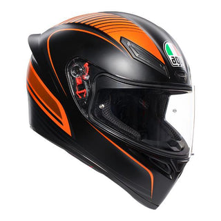 AGV K1 Warmup Full Face Helmet - Black/Orange - MotoHeaven