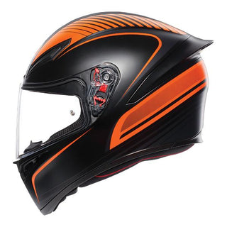 AGV K1 Warmup Full Face Helmet - Black/Orange - MotoHeaven