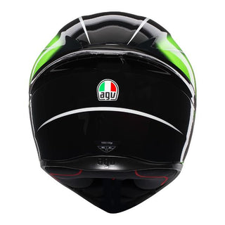 AGV K1 Qualify Full Face Helmet - Black/Lime - MotoHeaven