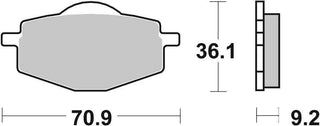 SBS FRICTION - Sinter Front / Rear Off Road Brake Pads - 575SI-