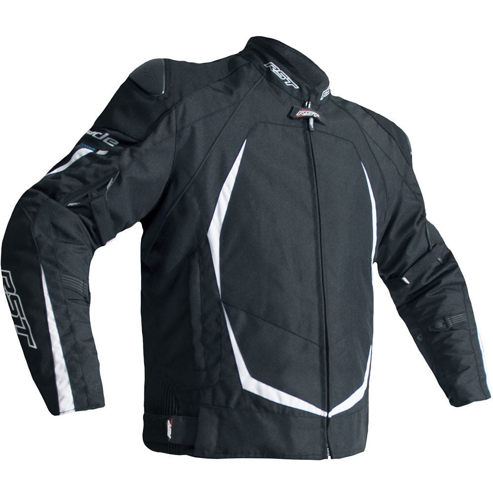 RST Blade Sport 2 Textile Motorbike Jacket Black/White — MotoHeaven