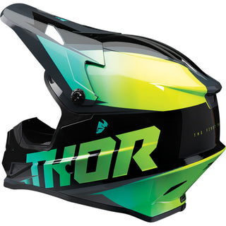 Thor Sector Fader Helmet - Acid/Teal