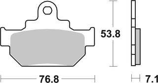 SBS FRICTION - Sinter Front H-D Brake Pads - 581HF-