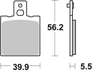 SBS FRICTION - Sinter Front H-D Brake Pads - 583HF-