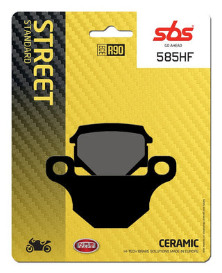 SBS Organic Brake Pads Front-Rear - 585HF-