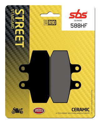 SBS Organic Brake Pads Front-Rear - 588HF-