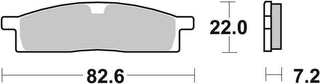 SBS FRICTION - Sinter Off Road Front Brake Pads - 589SI-