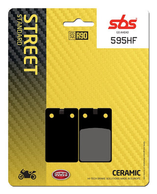 SBS Organic Brake Pads Front-Rear - 595HF-