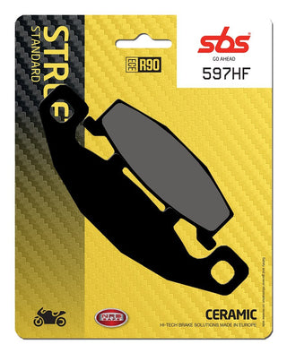 SBS Organic Brake Pads Front-Rear - 597HF-
