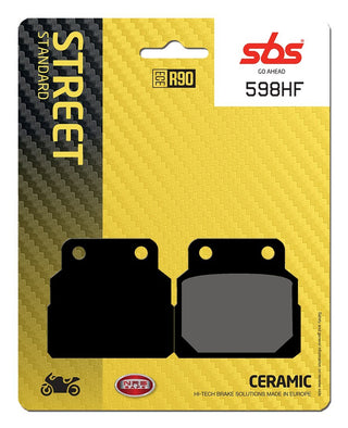 SBS Organic Brake Pads Front-Rear - 598HF-