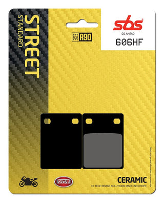 SBS Organic Brake Pads Front-Rear - 606HF-