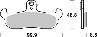 SBS FRICTION - Sinter Off Road Front Brake Pads - 608SI-