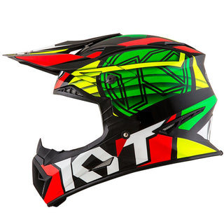 KYT Jumpshot 1 Black Green Fluro