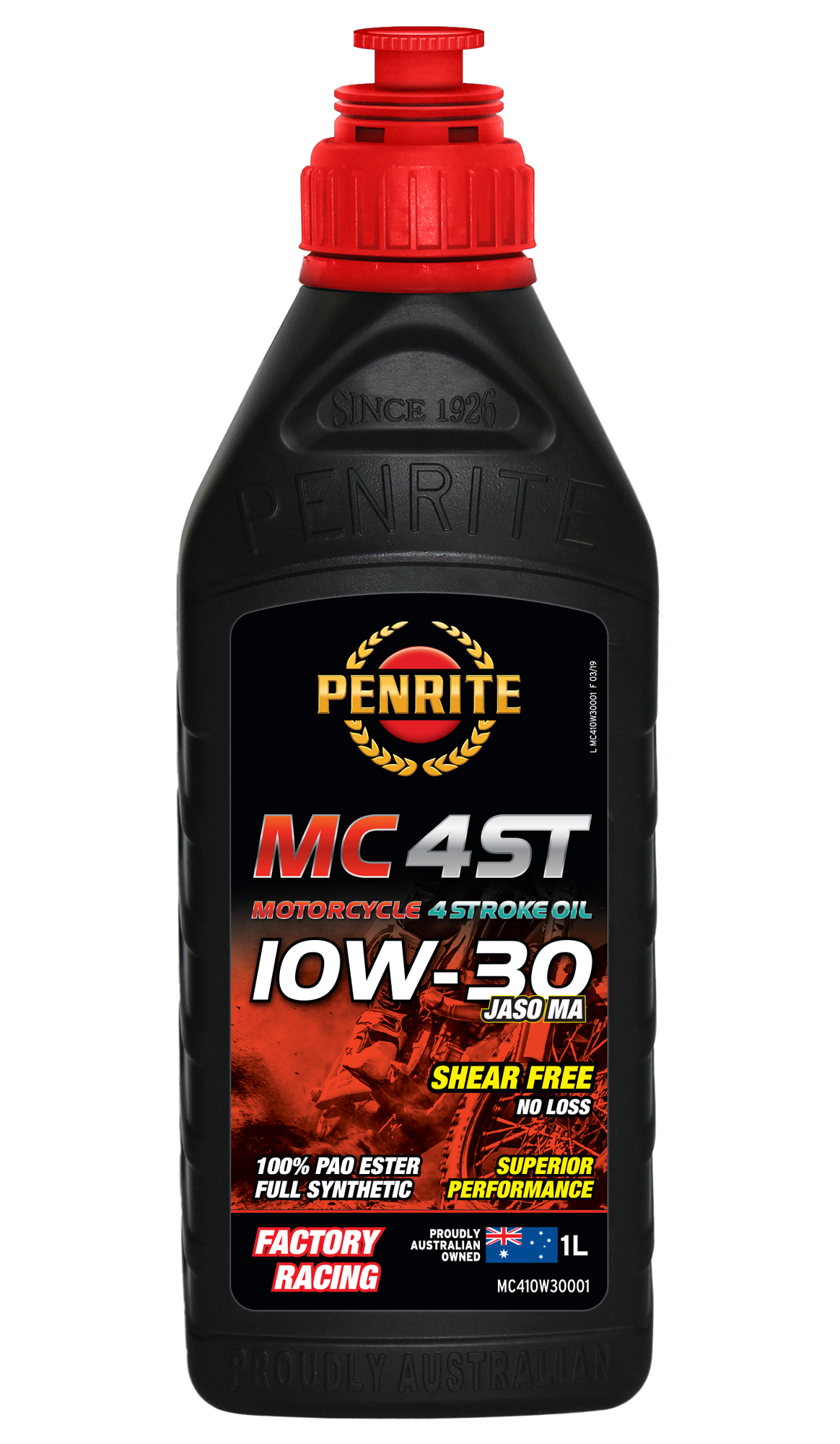 Penrite  MC-4ST 10W-30 100% Pao Ester Full Synthetic Engine Oil 1 Litre