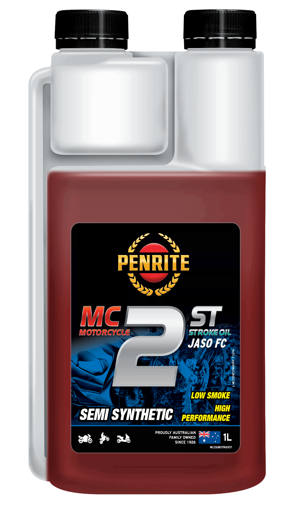 Penrite MC-2ST Semi Synthetic 2 Stroke Engine Oil 1 Litre