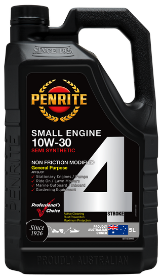 Penrite Small Engine 4 Stroke 10W-30 Semi Synthetic Engine Oil 5 Litre