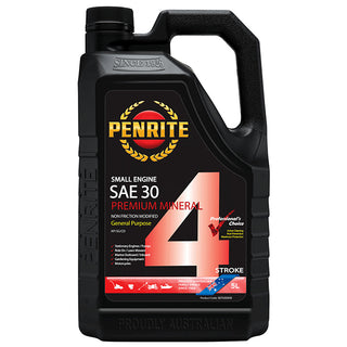 Penrite Small Engine 4 Stroke Sae 30 Mineral Engine Oil 5 Litre