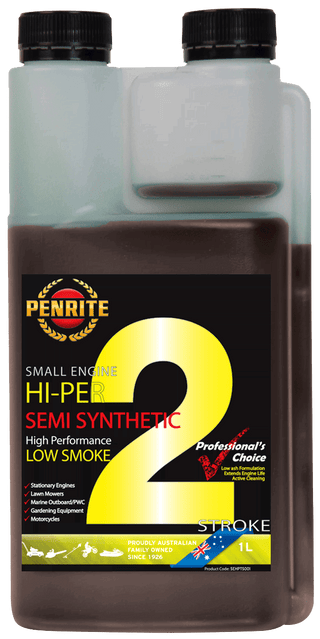 Penrite Small Engine Hi-Per 2 Stroke Semi Synthetic Engine Oil 1 Litre