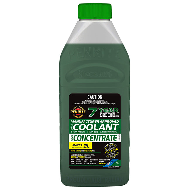 Penrite Green Oem Coolant Concentrate Coolant 1 Litre