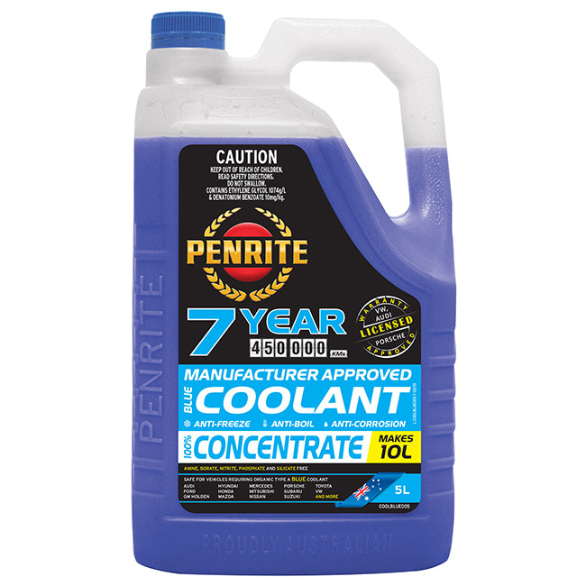 Penrite Blue Oem Coolant Concentrate Coolant 5 Litre