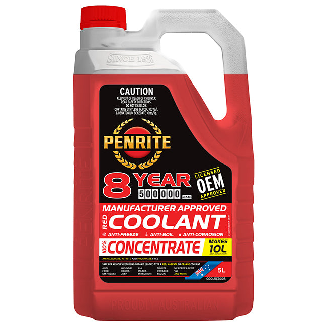 Penrite Red Oem Coolant Concentrate 5 Litre