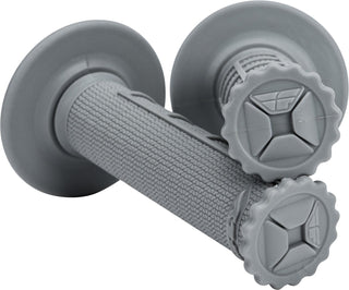 Fly Racing MX Grips Control Half Waffle - Grey