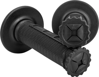 Fly Racing MX Grips Control Half Waffle - Black