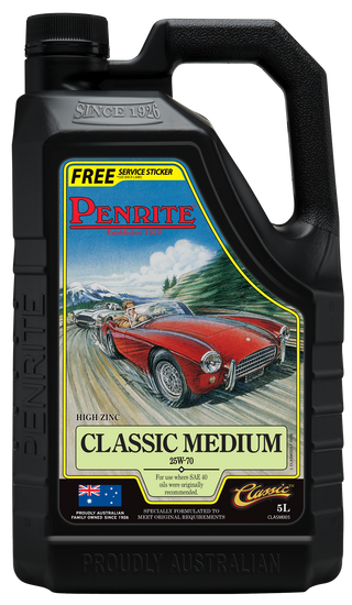 Penrite Classic Medium 25W-70 Mineral Engine Oil 5 Litre