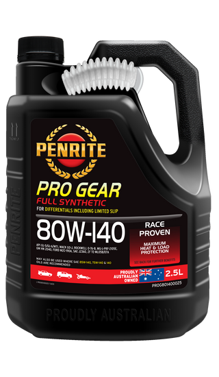 Penrite Pro 80W-140 Premium Full Synthetic Gear Oil 2.5 Litre