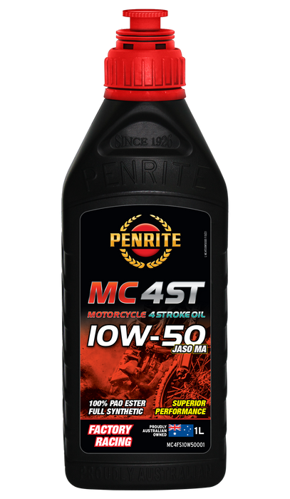 Penrite MC-4ST 10W-50 100% Pao Ester Full Synthetic Engine Oil 1 Litre