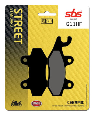 SBS Organic Brake Pads Front-Rear - 611HF-