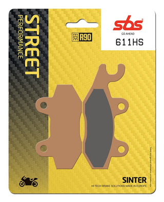 SBS FRICTION - Sinter Front Brake Pads - 611HS-