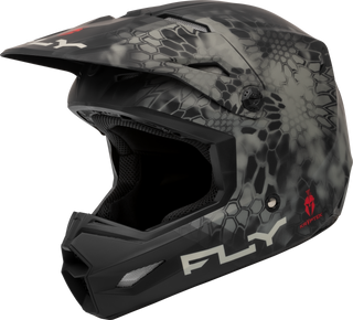 Fly Racing Kinetic S.E. Kryptek Helmet - Mt.Moss/Grey Black