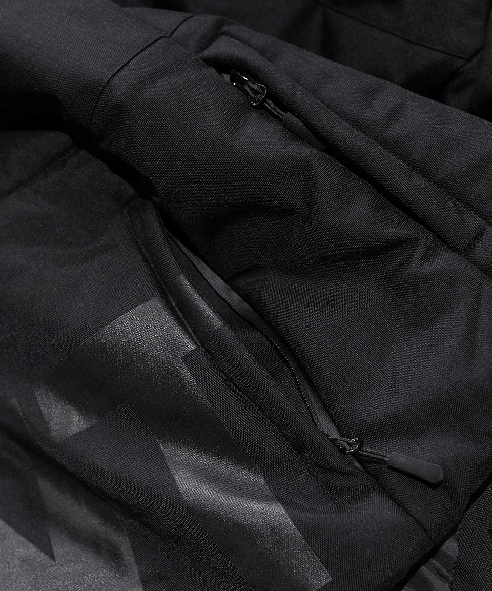 Saint Armoured Puffer Jacket Black