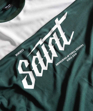 Saint Bolt Script MX Top Green / White